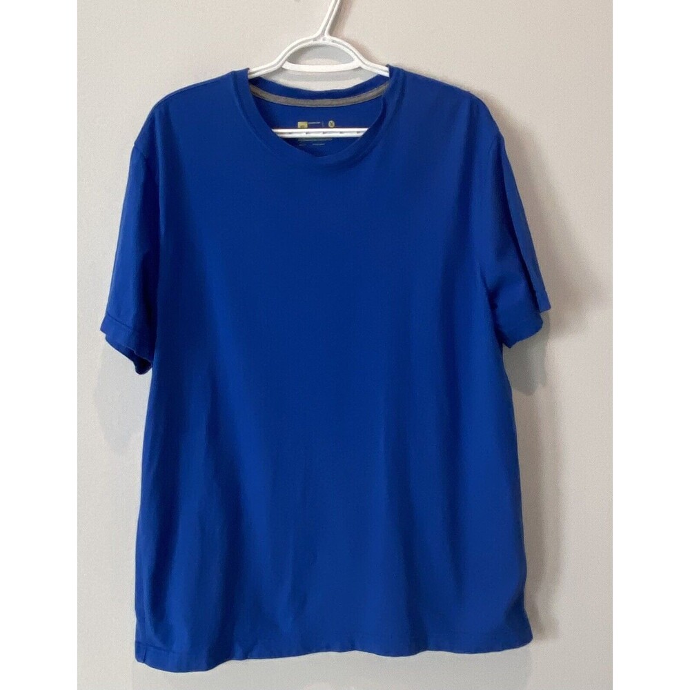 Xersion Mens Xtreme Basic Blue T-Shirt Crewneck. Size XL